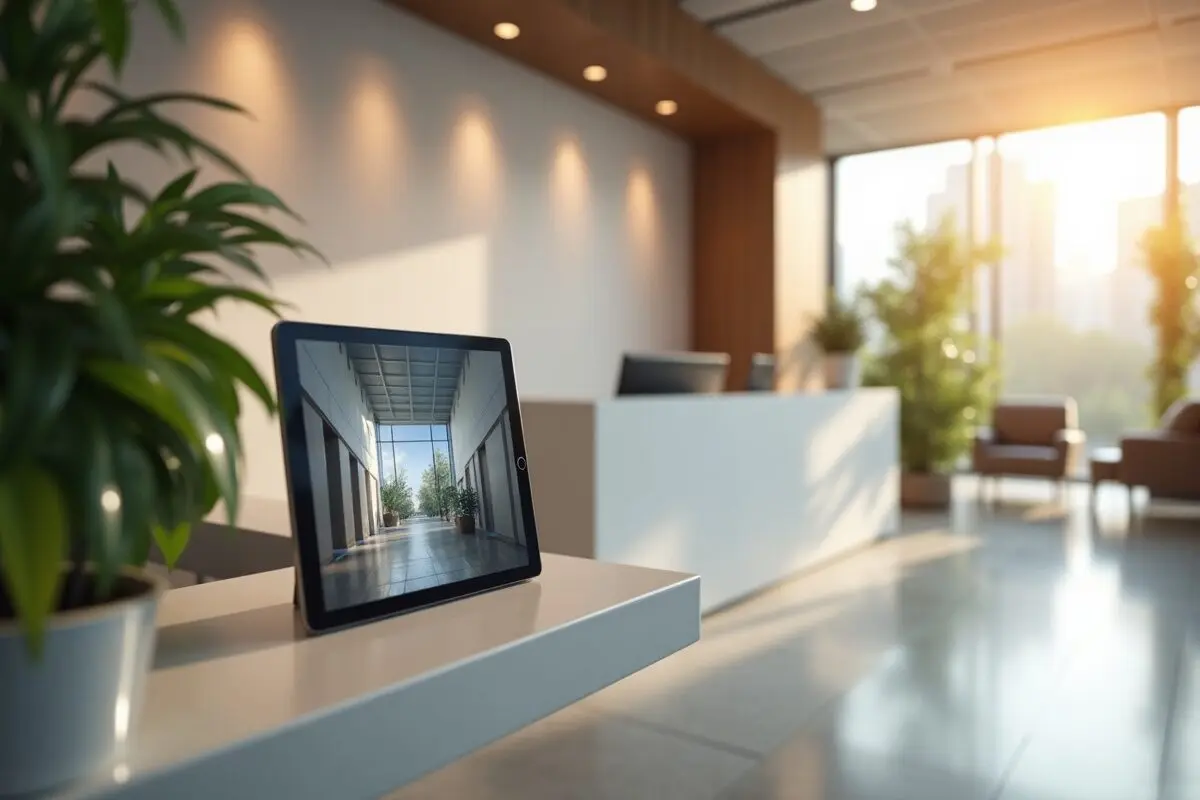 Business Reception Areas: Professional Photo Displays