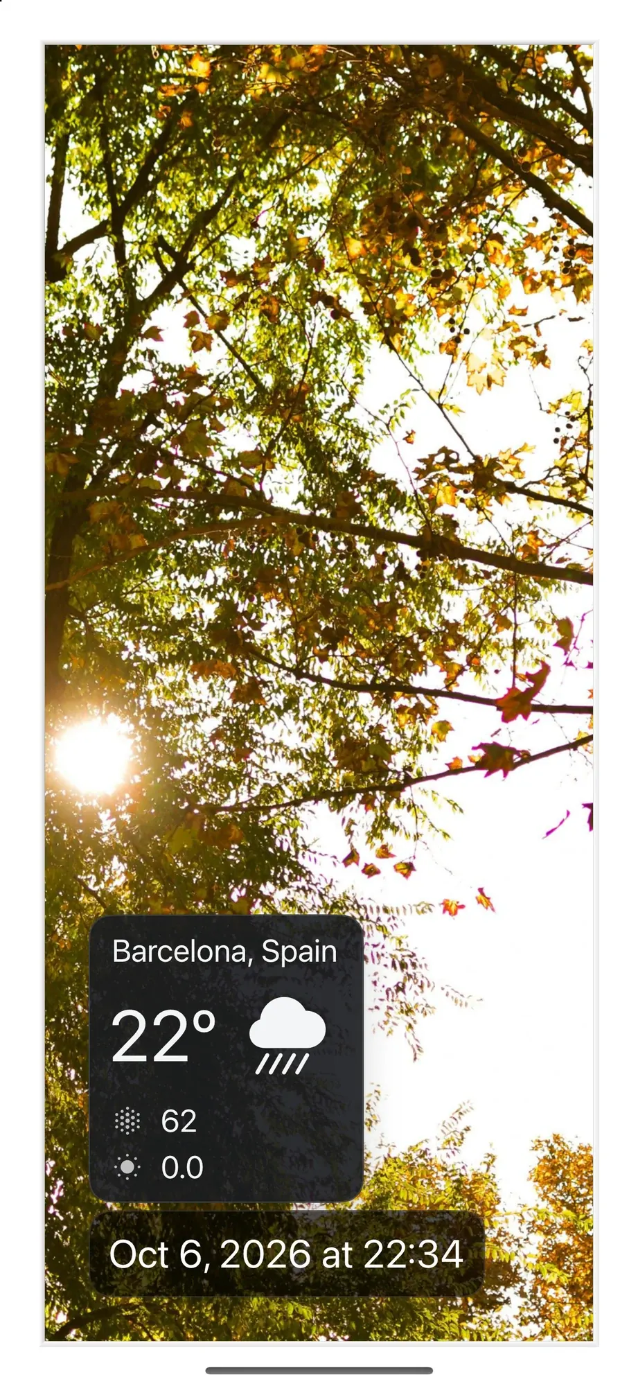The same app and the same kind of slideshow on a Mac and an iPhone
