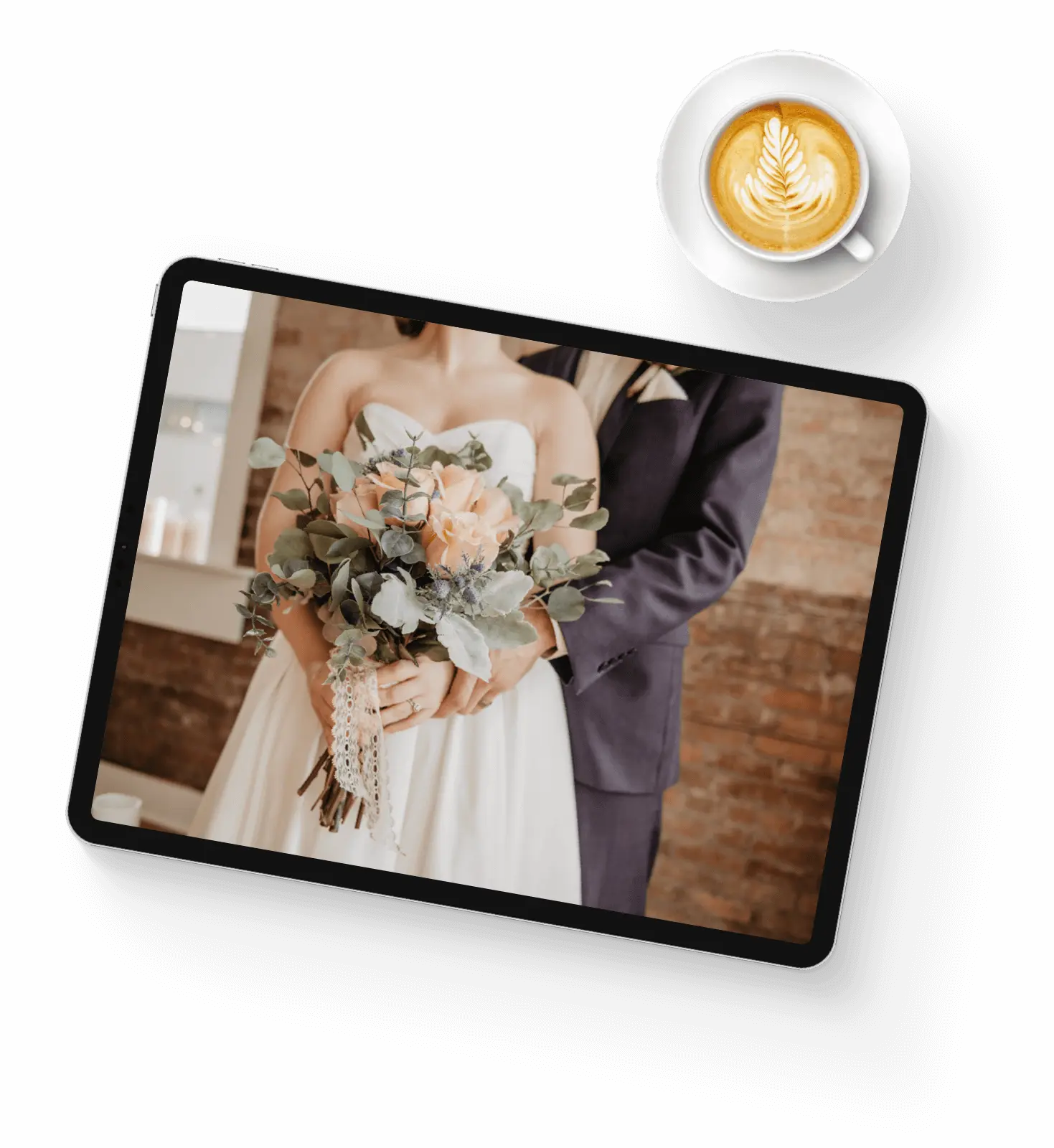 Digital photo frame app curating photo slideshow memories